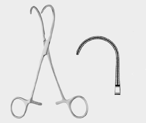 Судинний затискач КУЛІ (COOLEY), вигнутий, 17 см (cm). Бренд: Zepf (Зепф).